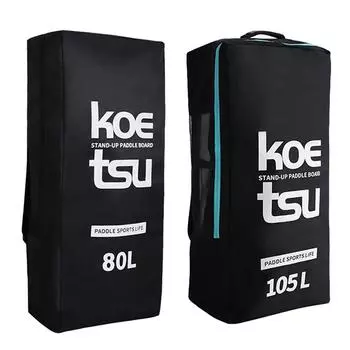 T0 # 80L/105L Надувной рюкзак с веслом большой емкости Портативный для серфинга на открытом воздухе 80L