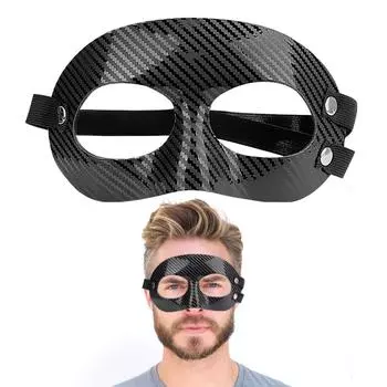 T0# Баскетбольная защита носа на половину лица, небьющаяся защитная, регулируемая для мужчин W A