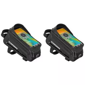 T0# Bike/Bicycle Phone Front Frame Bag Bike Phone Bag Bicycle Bag for MTB Road B