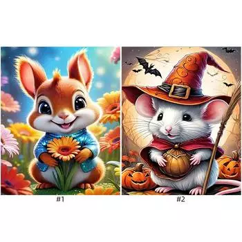 T0# Набор для рисования по номерам на холсте DIY Картина маслом для животных Декор для дома H4615