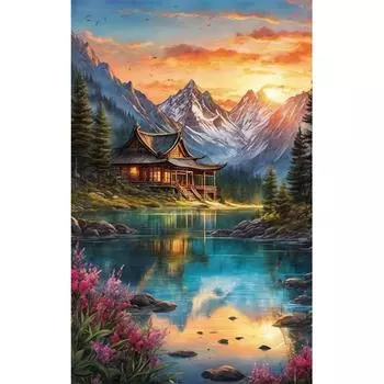 T0# Набор для рисования по номерам на холсте DIY Картина маслом для дома Декор для стен дома 40x6