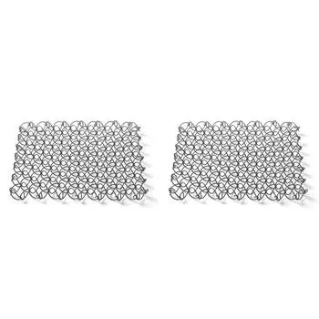 T0 # Открытый пружинный изолированный коврик Coaster Trivet Mat Hot Pad для кемпинга (черный)