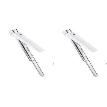 T0# Открывалка для банок из нержавеющей стали Регулируемая открывалка для бутылок для слабых рук (белый)