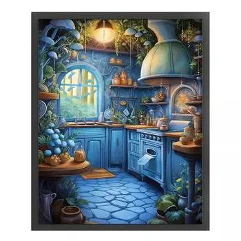 T0# Полная вышивка Эко-хлопковая нить 11CT Печатный набор для вышивки крестом Искусство