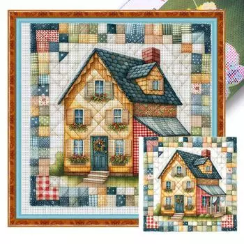 T0# Полная вышивка Эко-хлопковая нить 11CT Печатный набор для вышивки крестом Искусство 3