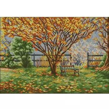 T0# Полная вышивка Эко-хлопковая нить 14CT Печатный набор для вышивки крестом Пейзаж D174