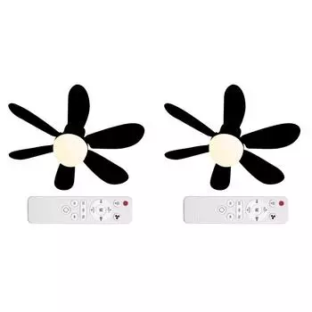 T0 # Потолочный вентилятор Светодиодный светильник E27 База 30 Вт Розетка Вентилятор Свет Большой пульт дистанционного управления (кипа