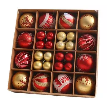 T0# Рождественские шары Рождественская елка подвесные блестящие шары праздничный кулон (Стиль