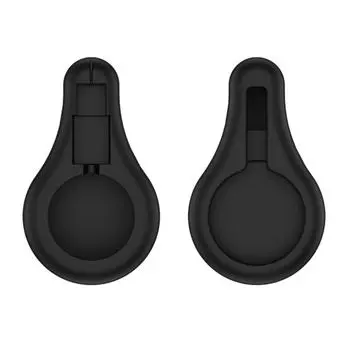 T0# Силиконовый защитный чехол для зарядного устройства, сматывающий шнур для зарядного устройства Oura Ring Gen3(Блэк