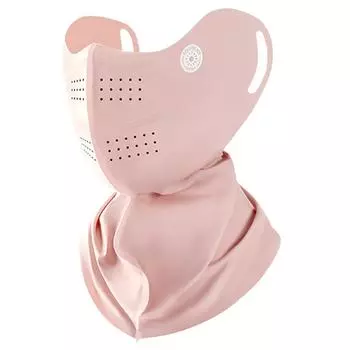 T0# Солнцезащитная маска для лица Охлаждающая крышка для лица с ушными петлями для езды на велосипеде (Темно-серый