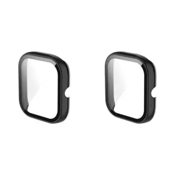 T0# Tempered Glass Film Screen Protector for Huami Amazfit GTS 2 Mini (Black)