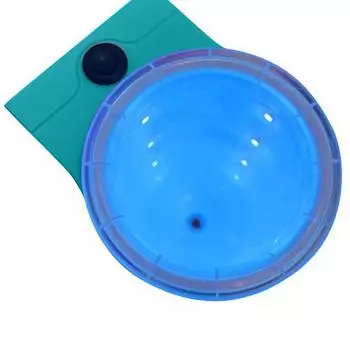 T0# UV Night Light Fill Light Waterproof Sequin Bait Fill Light for Fishing (Bla