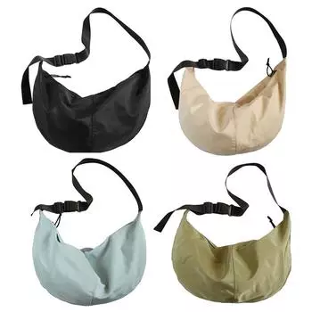 T0# Women Shoulder Bag Large Capacity Nylon Crossbody Bags Fashion Casual for Wo синий