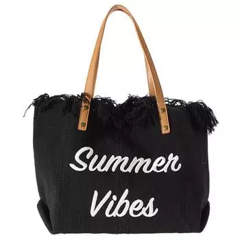 T0 # Женская Холстовая Сумка-тоут с буквенным принтом, модная сумка на плечо для путешествий на открытом воздухе (зеленый)