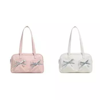 T0 # Женская сумка через плечо Модная сумка из искусственной кожи для путешествий в отпуск (розовый)