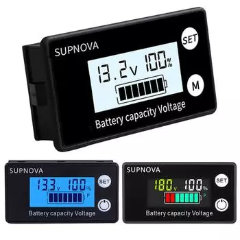 T0 # ЖК-цифровой счетчик электроэнергии свинцово-кислотный литий LiFe PO4 для использования в автомобиле Motorcy B