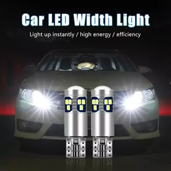 T10-2016-18LED Ширина света модифицированная автомобильная линза маленькая лампочка супер яркие автомобильные наружные огни ходовые огни общая оптовая продажа 1pcs красный