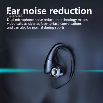 T10 Беспроводные наушники Высококачественные мега-басы с шумоподавлением IPX5 Водонепроницаемые Bluetooth-совместимые наушники с объемным звуком 5.0 Спортивные наушники-крючки для фитнеса жёлтый