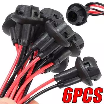 T10 W5W Автомобильный клиновидный цоколь для лампочки, держатель разъема, удлинитель светодиодной лампы, цоколь держателя лампы, цоколь, клиновой цоколь, вилка лампы