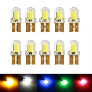 T10 W5W ЛАМПА w5w лампа подсветка номерного знака COB T10 СВЕТОДИОДНАЯ ЛАМПА canbus t10 светодиодная лампа ГАБАРИТНЫЙ СВЕТ Светодиодные габаритные огни 12 В 01 красный