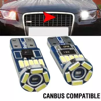 T10 W5W светодиодные боковые габаритные огни автомобиля лампа для чтения 4014 SMD внутренняя куполообразная дверная лампа багажника 6000K автоаксессуары