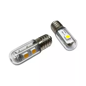 T15 E14 светодиодная кукурузная лампочка 0,5 Вт 1 Вт 5050 SMD холодный теплый белый свет лампа для холодильника ночные огни энергосберегающие AC 220 В 0.5W