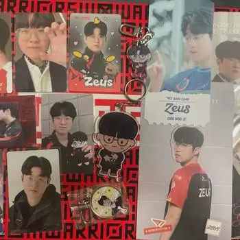 T1 Hanwha Life Jeusepoca Keyring Ticket Postcard On Sale! Owner Paker Kumayushi