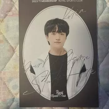 T1 T1 Keria Membership Royal Sports Club Postcard