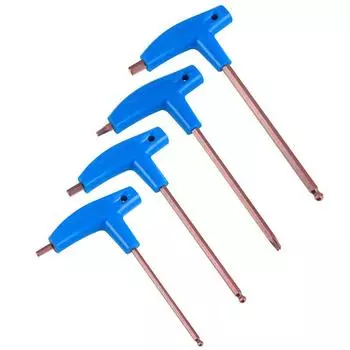 T25 3/4/5/6MM велосипедный шестигранный ключ гаечный ключ T-типа полипропиленовая пластиковая ручка с двумя концами многофункциональные инструменты для ремонта велосипеда