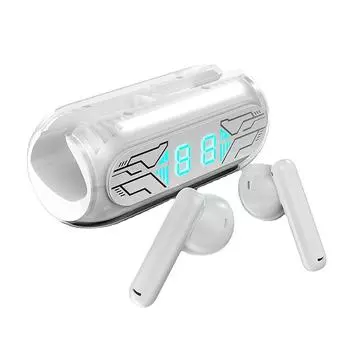T400 TWS bluetooth 5.3 наушники Hi-Fi стерео бас 300 мАч IPX4 водонепроницаемый светодиодный цифровой дисплей полувкладыши спортивные наушники