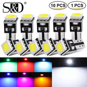 T5 LED 74 Light 5050SMD Приборная панель автомобиля Лампа для приборной панели для Mitsubishi Lancer Eclipse Galant Outlander Precis 1Pc зелёный