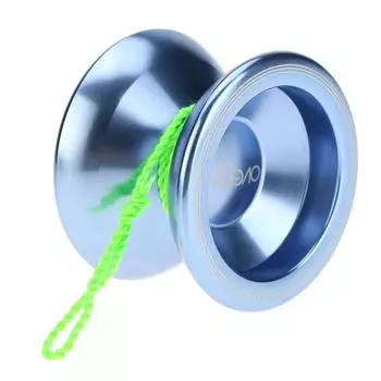 T5 Professional Magic Yoyo с системой рециркуляции Smooth Sillicon и системой регулируемого зазора Yoyo из алюминиевого сплава и металла, 8-ми шариковый подшипник KK со струной озеро синий