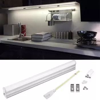 T5 светодиодная трубка настенная лампа 220 В T5 светодиодная лампа светодиодная лампа для шкафа 6 Вт 10 Вт 29 см 57 см флуоресцентная лампа T5 декор шкаф кухонное освещение 6W белый