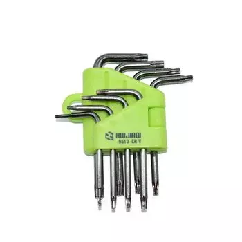 T5 T7 T8 T9 T15 T20 Hex Torx Wrench Set Portable Mini Torx Screwdriver Hand Tools 8 pcs