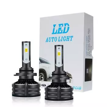 T6 трехцветная автомобильная светодиодная фара, фара дальнего и ближнего света, встроенная фара, золотой свет, противотуманные фары H1 H7 H11 880/881 1 pair