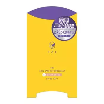 t8k Teitoku Acne Care Fit Concealer 10 Light Beige Bright Skin Tone Acne Rough Skin Dullness Stains Medicinal Skin Care Uneven Color Cover Natural