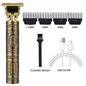 T9 USB электрическая машина для стрижки волос профессиональный триммер для бороды перезаряжаемая машинка для стрижки волос триммер бритва для мужчин парикмахерская