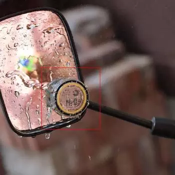 T-501 Водонепроницаемые цифровые часы для мотоцикла с секундомером | Мини-часы для крепления на приборную панель мотоцикла, автомобиля, лодки или велосипеда красный