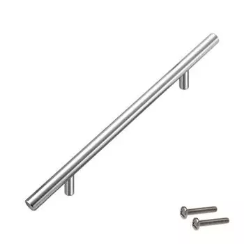 T Bar Handles Bathroom Kitchen Cupboard Drawer Cabinet Door Handle Hole 64320mm Stainless Steel,12*100*64mm