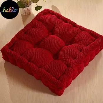 T cken кукурузное флисовое сиденье с татами, офисное кресло, диван, мягкий коврик, подушка, зимний офисный бар, домашний декор 38X38CM розы красного