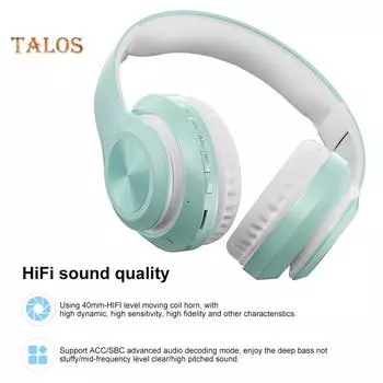 T-ELEC P68 Bluetooth 5.0 Складная аккумуляторная беспроводная гарнитура HiFi Sound наушники