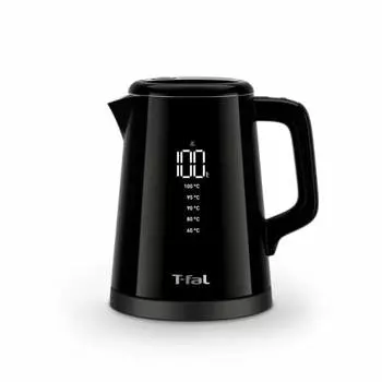 T-fal Electric Kettle 0.8L Digital Display Temperature Adjustment Tumble Hot Water Leak Lock Display Lock Control Not Hot to the Touch Heat Retentio