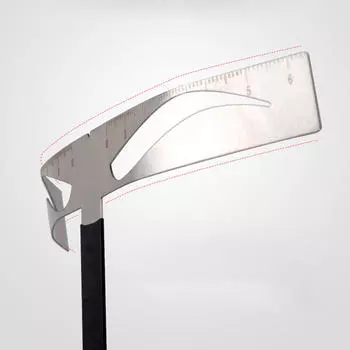 Т-образная линейка для позиционирования перманентного макияжа бровей One Size чёрный