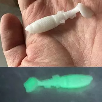 Т-образная приманка Duckfoot Micro Stuff для рыбалки с корнями, бионическая мягкая приманка 1 г, 40 мм/1,8 г, 50 мм, приманка для дорожного бегуна, мягкая червь, рыба-мандаринка as the picture