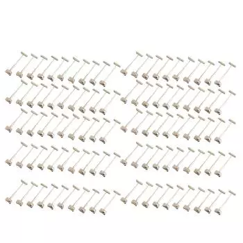 Т-образная стальная игла PP Silver нержавеющая сталь 0,9 мм 0.9mm 100pcs