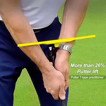 Т-образное средство для обучения игре в гольф, высокая прочность, многоразовый, компактный размер, легкий инструмент для игры в гольф для левой и правой руки