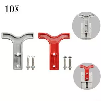 Т-образные ручки UL94 V-0 12–24 В, 20 гаек и болтов, 50 А, 600 В серый