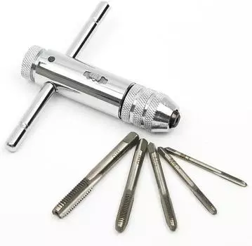 T-образный 3 мм-6 мм гаечный ключ 12 * 60 ручной резьбонарезной ключ набор гаечных ключей для нарезания резьбы ручные инструменты автомобильные инструменты сантехнические инструменты