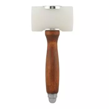 Т-образный кожаный нейлоновый молоток с деревянной ручкой, кожаный молоток для резьбы по дереву, ремесленный инструмент