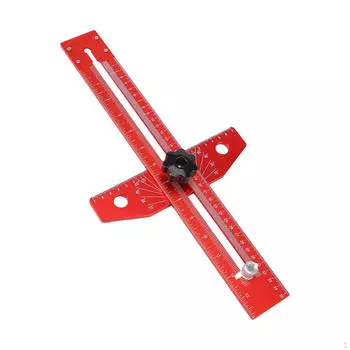 Т-образный квадратный вращающийся разметчик для деревообработки, плотницкий инструмент для разметки, портативная линейка для домашнего архитектора